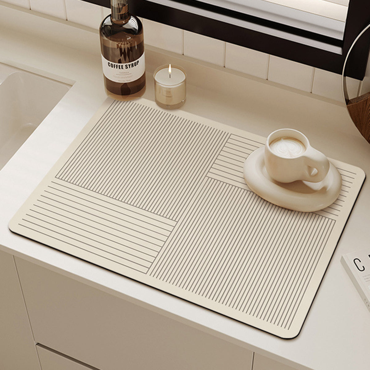 2 Pcs Absorbent Kitchen Pads 30x40 Two Types | StorageOZ