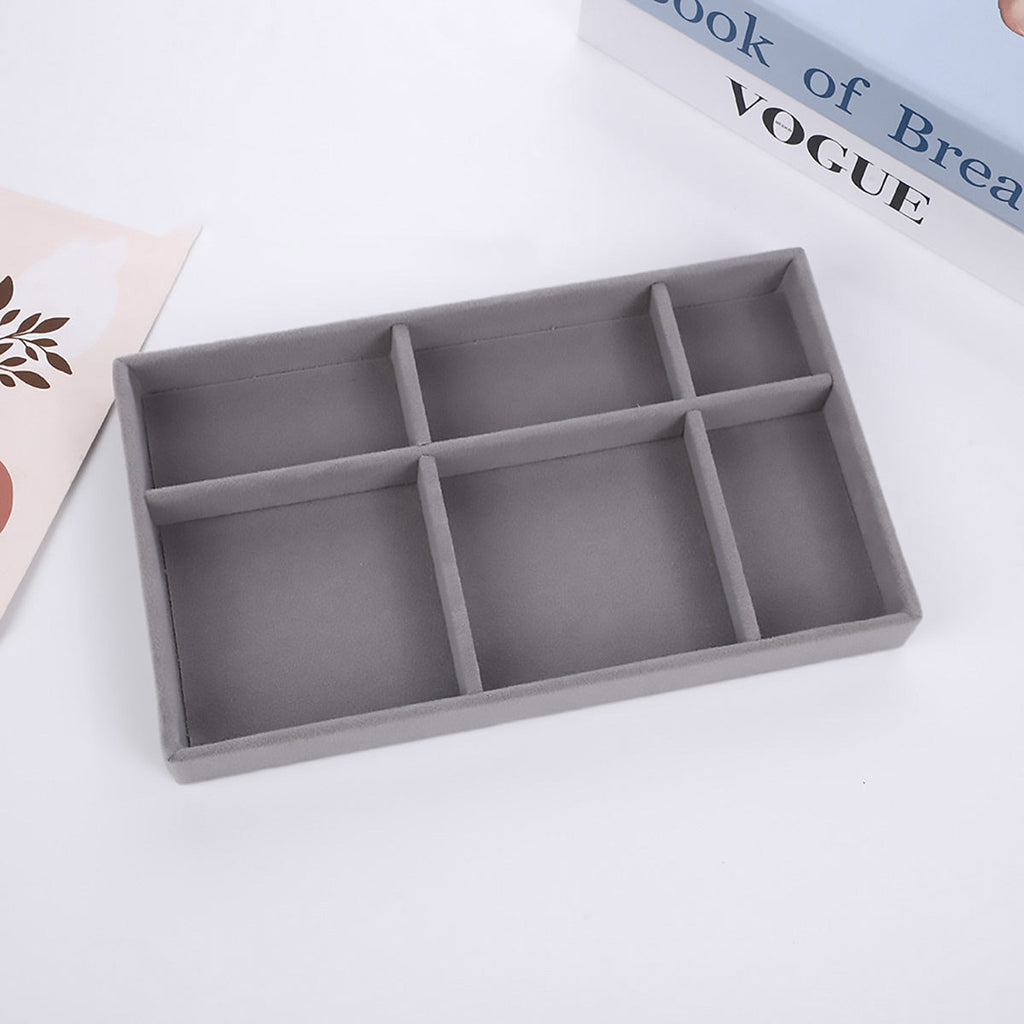 Velvet Jewellery Trays Four Layouts Two Packs | StorageOZ