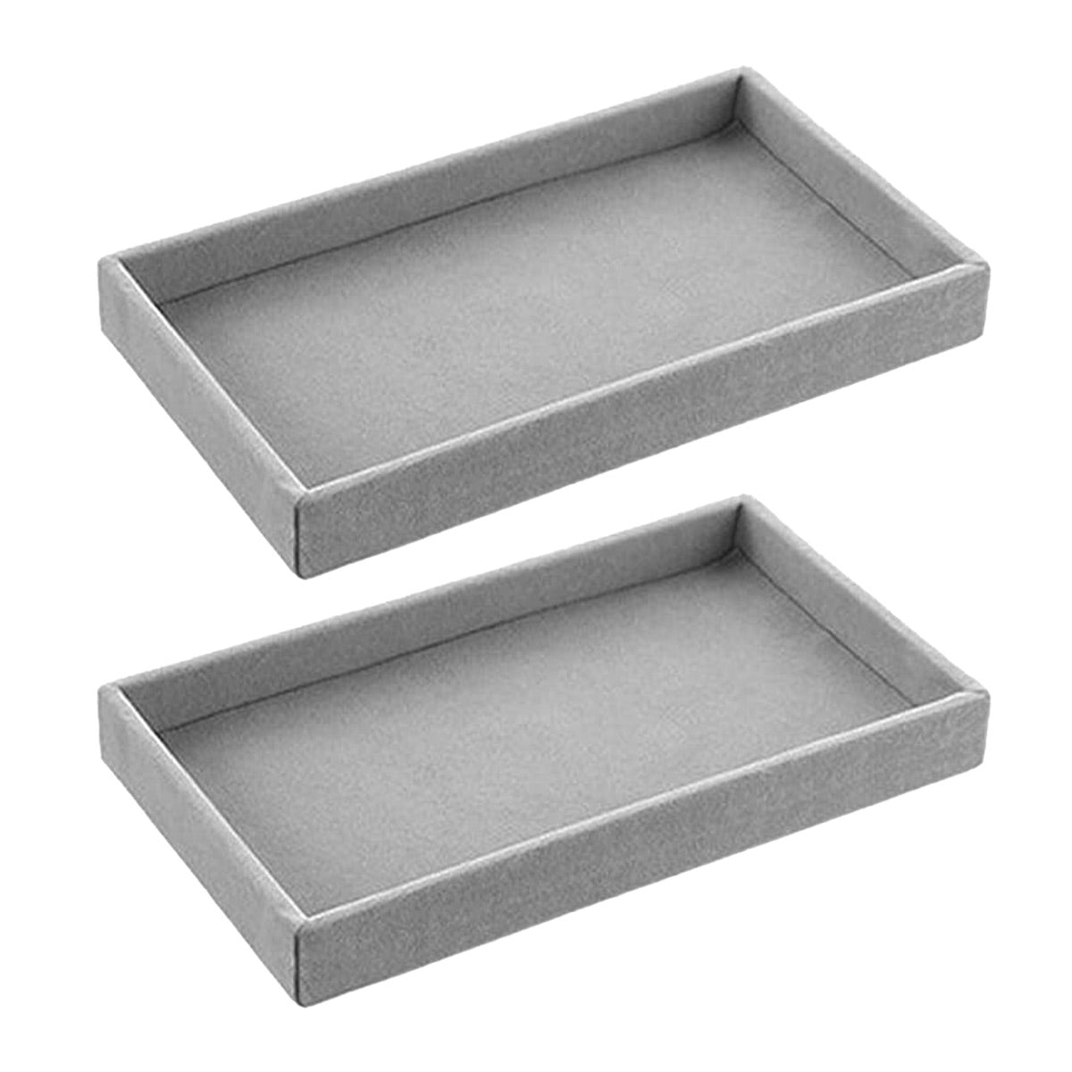 Velvet Jewellery Trays Four Layouts Two Packs | StorageOZ