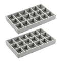 Velvet Jewellery Trays Four Layouts Two Packs | StorageOZ