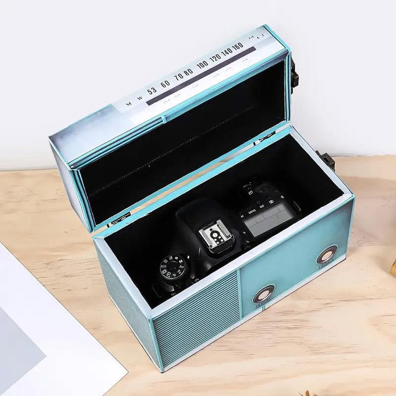 Cassette Style Wooden Storage Box Two Colours | StorageOZ