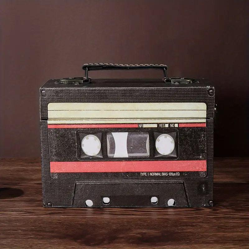 Cassette Style Wooden Storage Box Two Colours | StorageOZ