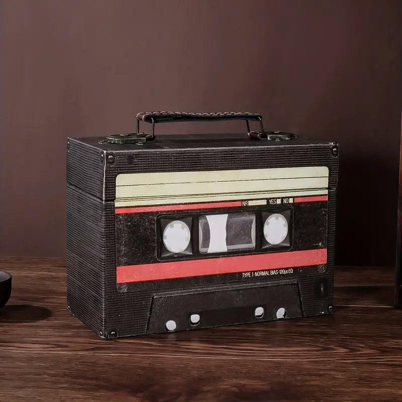 Cassette Style Wooden Storage Box Two Colours | StorageOZ