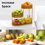 Multi Layer Fruit Snack Rack Two Colours | StorageOZ