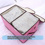 Double Lid Fabric Storage Box Six Colours | StorageOZ