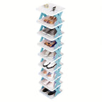 9 Tier Compact Shoe Rack for Narrow Spaces | StorageOZ