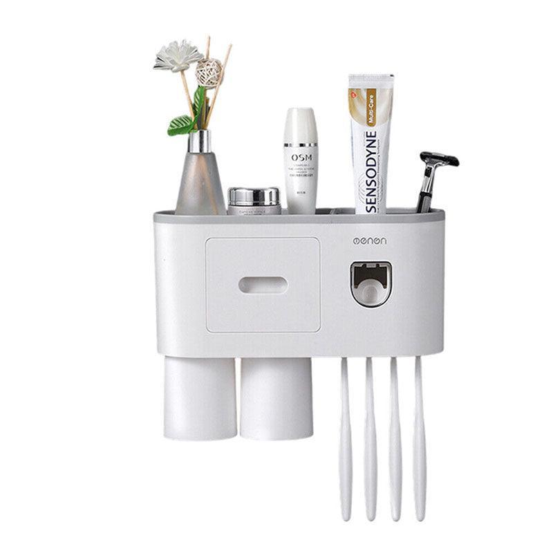 Wall Mounted Toothbrush Holder Five Cup Styles | StorageOZ