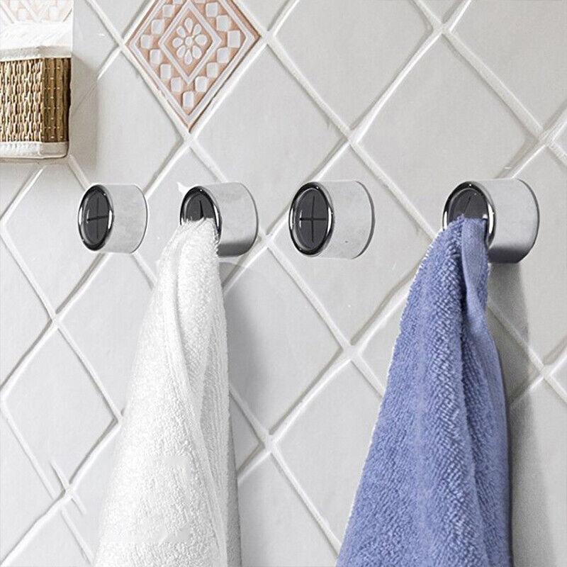 3 Pcs Adhesive Towel Holders Silicone Grip | StorageOZ