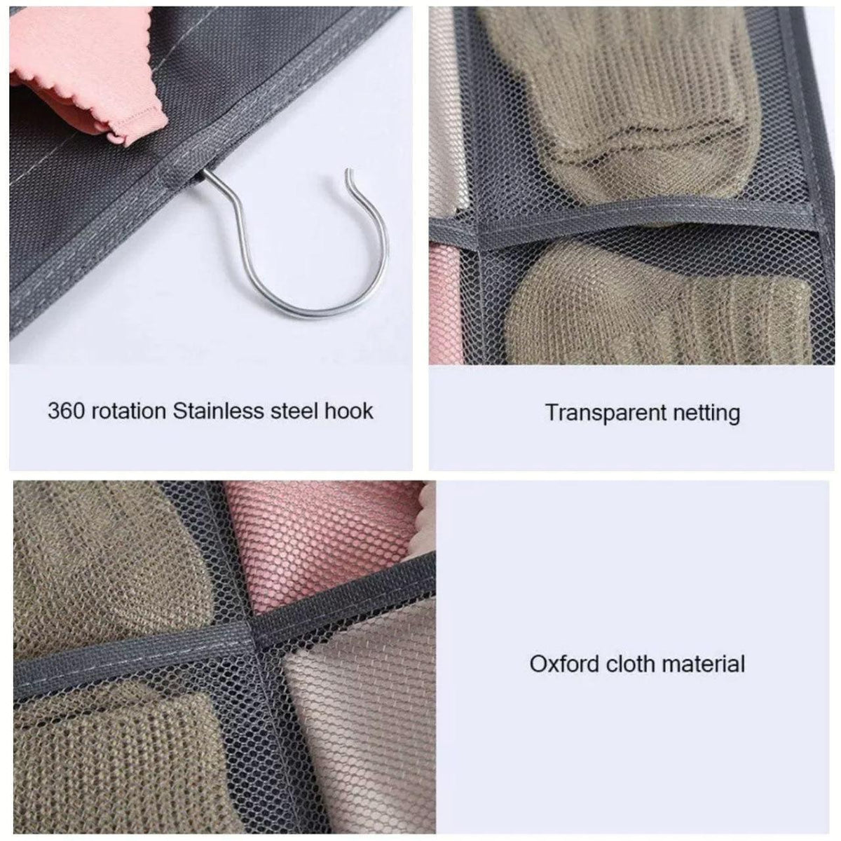 Double Sided Hanging Underwear Storage Bag | StorageOZ