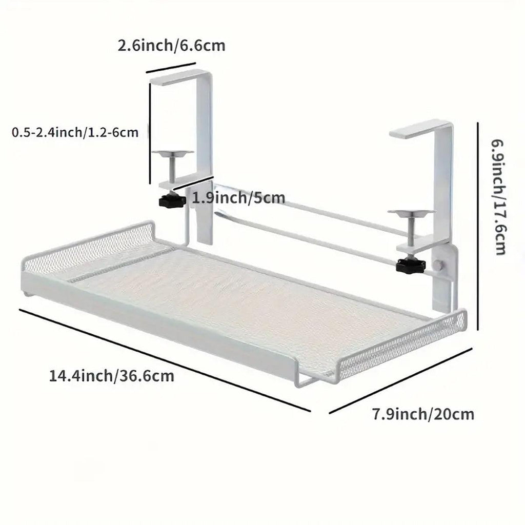 Under Desk Metal Storage Shelf Two Colours | StorageOZ