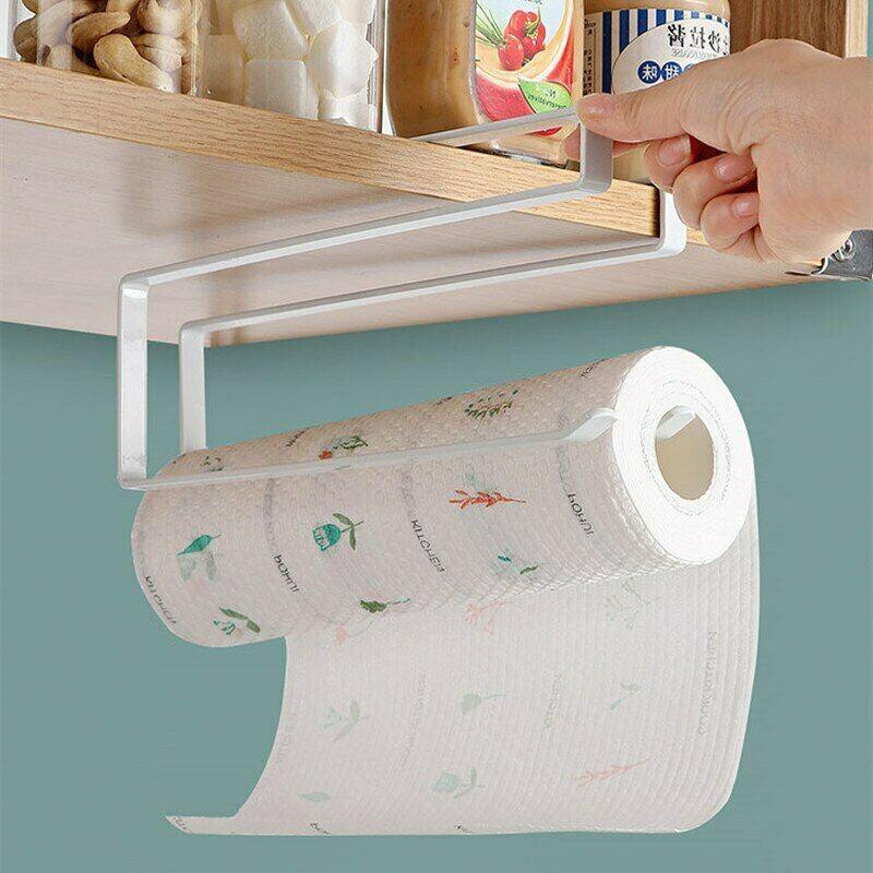 Iron Paper Towel Holder Two Way Desk Stand | StorageOZ