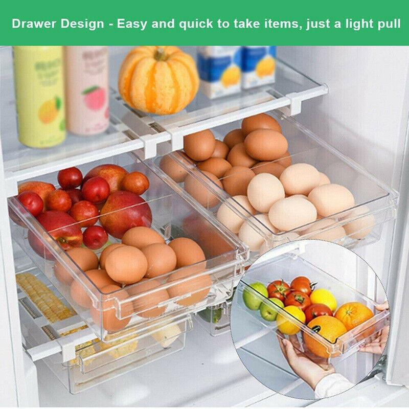 2 Pcs Adjustable Fridge Under Shelf Drawers | StorageOZ