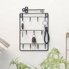 11 Hook Wire Key Storage Rack Two Colours | StorageOZ