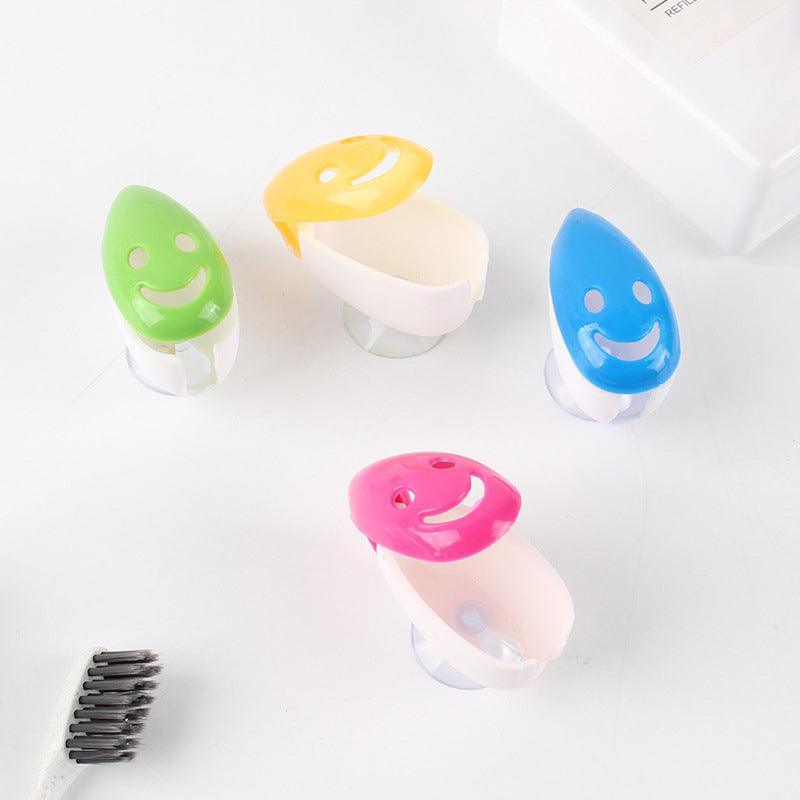 4 Pcs Smiley Face Toothbrush Holder Rack | StorageOZ