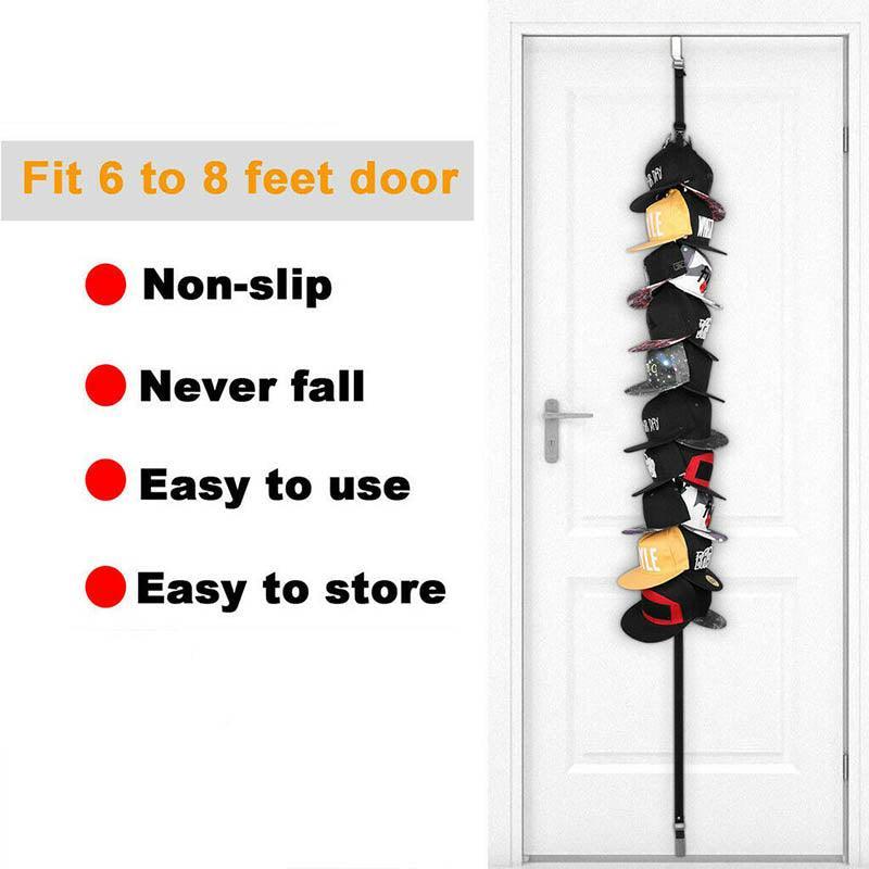 Over Door Baseball Cap Clip Rack Organiser | StorageOZ