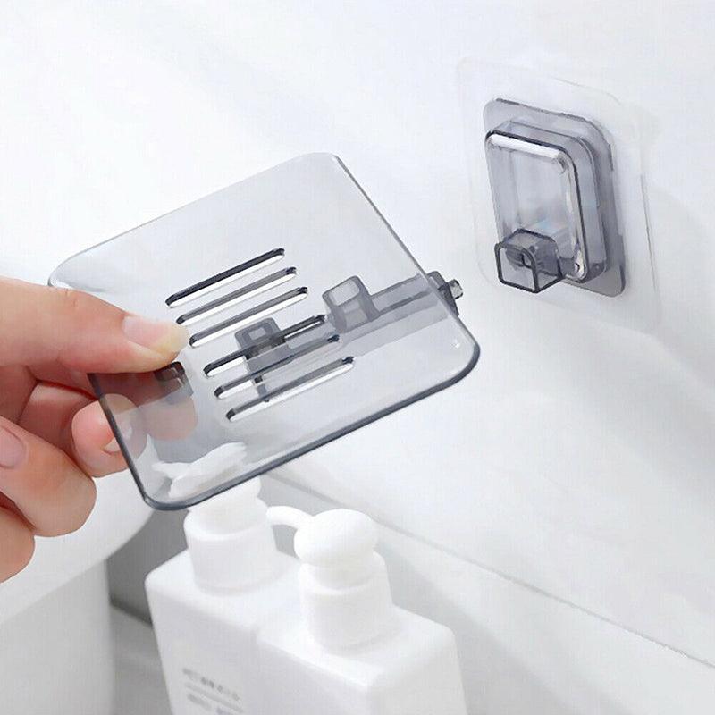 Adhesive Bathroom Soap Dish Storage Rack | StorageOZ