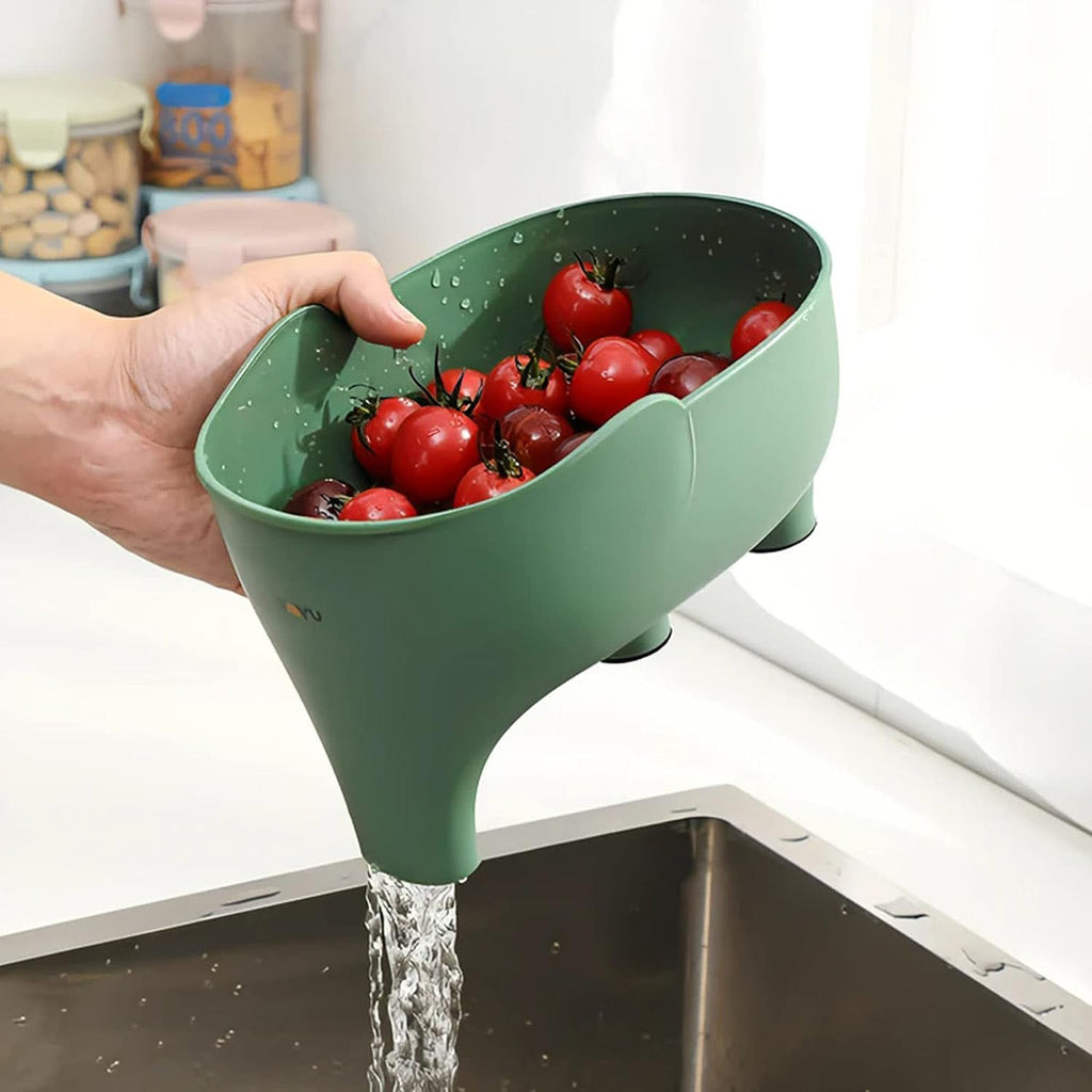 Elephant Drain Basket in Four Colours Set | StorageOZ