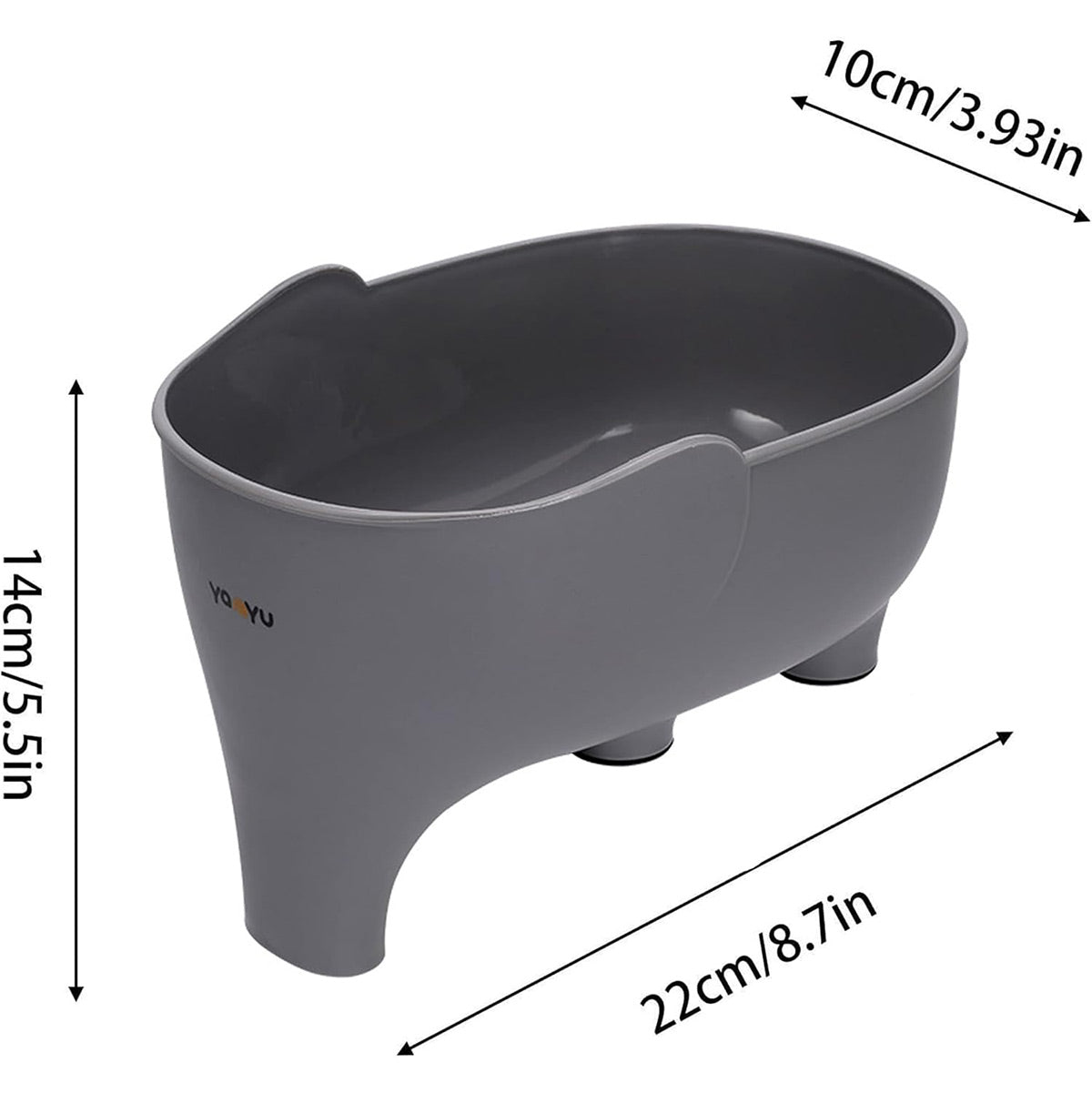 Elephant Drain Basket in Four Colours Set | StorageOZ