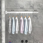 Foldable Aluminium Wall Clothes Rack Two Colours | StorageOZ