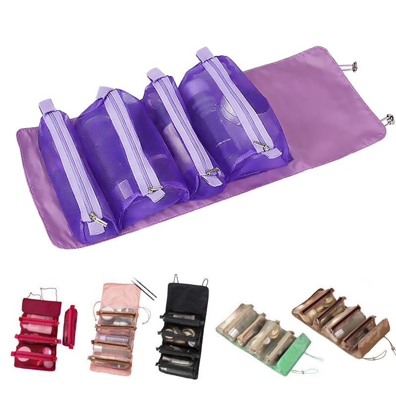 4-in-1 Mesh Travel Makeup Bag Six Colours | StorageOZ