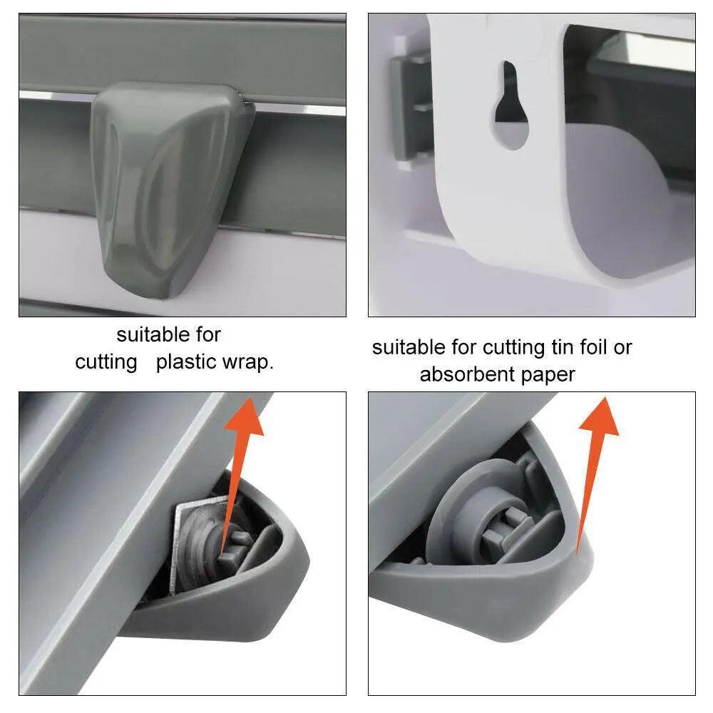 4 in 1 Wall Cling Wrap Foil Storage Rack | StorageOZ