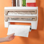 4 in 1 Wall Cling Wrap Foil Storage Rack | StorageOZ