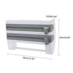 4 in 1 Wall Cling Wrap Foil Storage Rack | StorageOZ