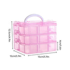 3 Tier Clear Storage Box in Three Colours | StorageOZ