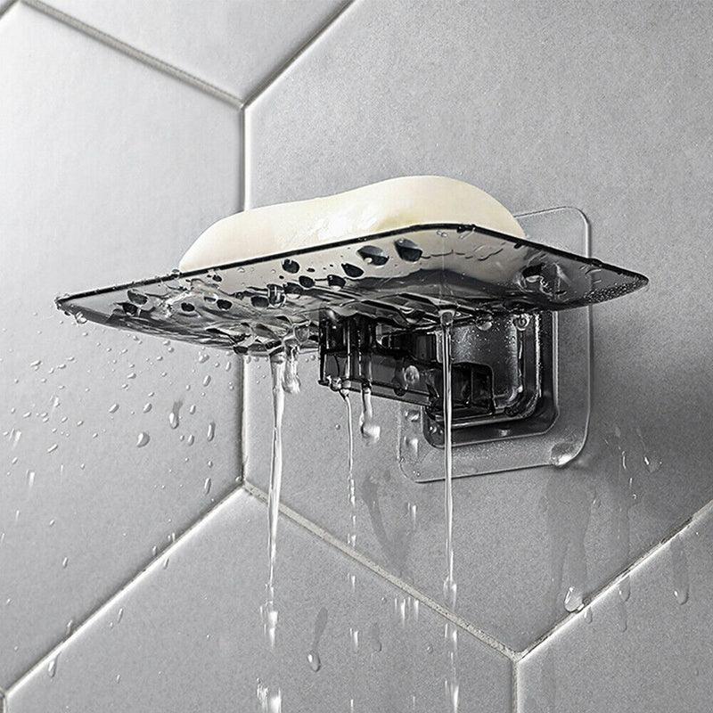 Adhesive Bathroom Soap Dish Storage Rack | StorageOZ