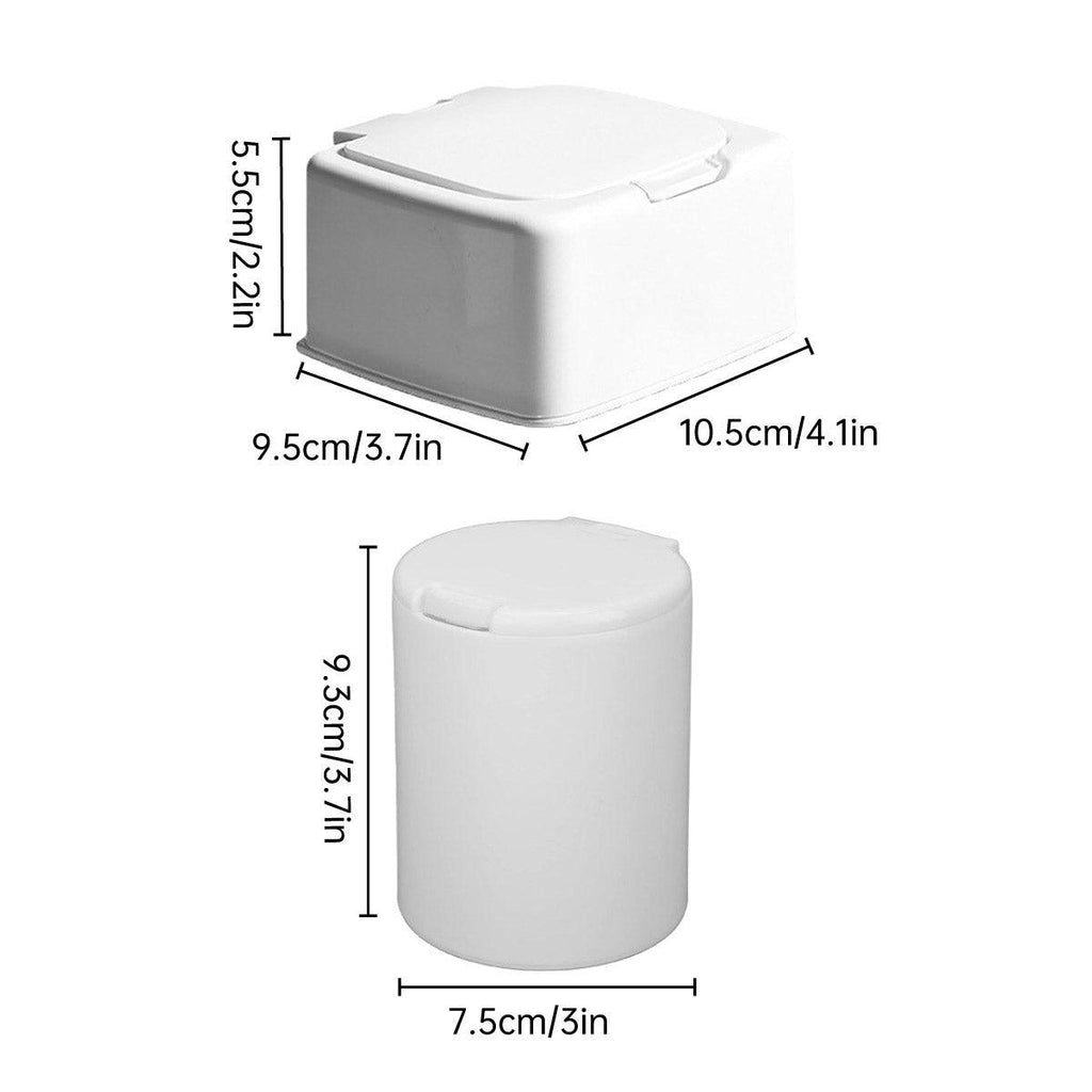 Mini ABS Lidded Storage Box in Two Shapes | StorageOZ