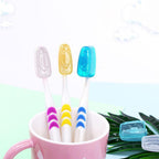 5 Pcs Toothbrush Head Covers Five Colours | StorageOZ
