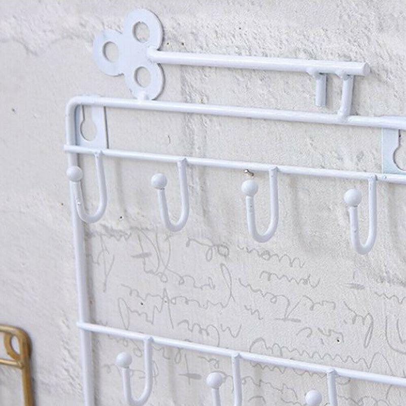 11 Hook Wire Key Storage Rack Two Colours | StorageOZ