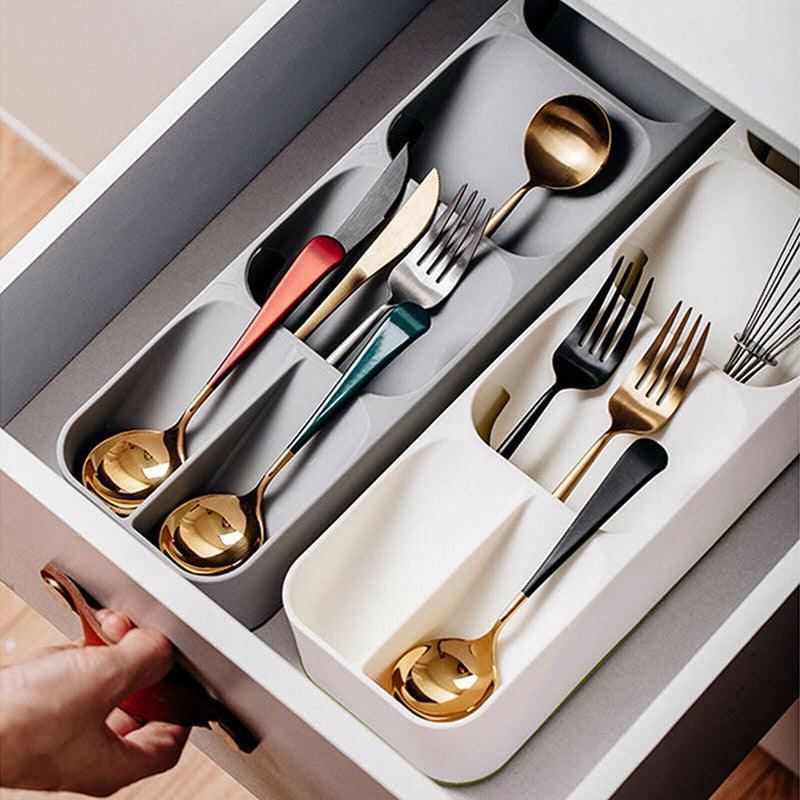 Kitchen Drawer Cutlery Tray Storage Organiser | StorageOZ
