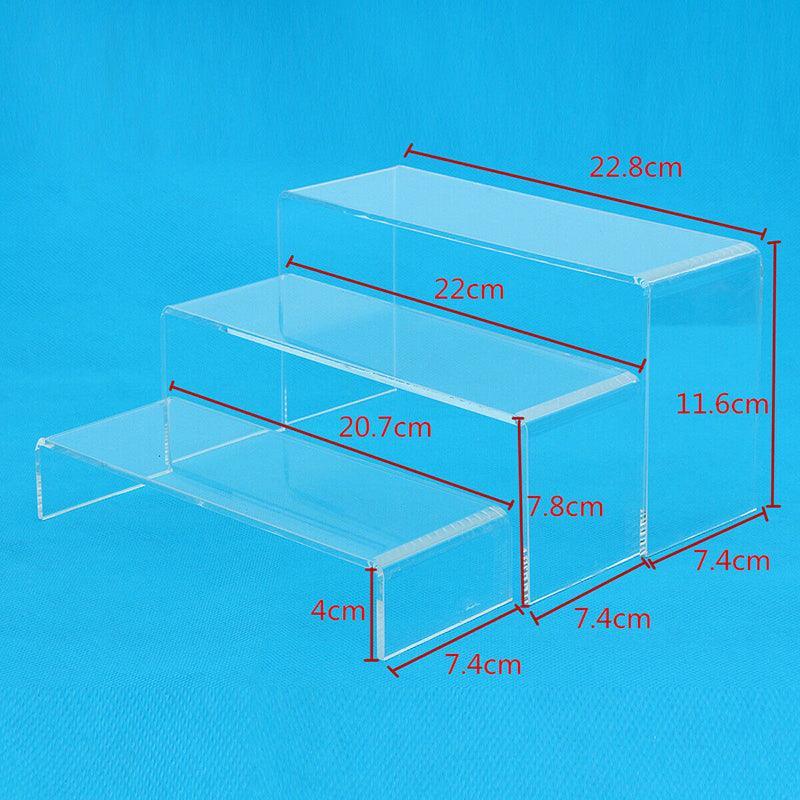 3 Pcs Acrylic Display Stand Shoe Rack Set | StorageOZ