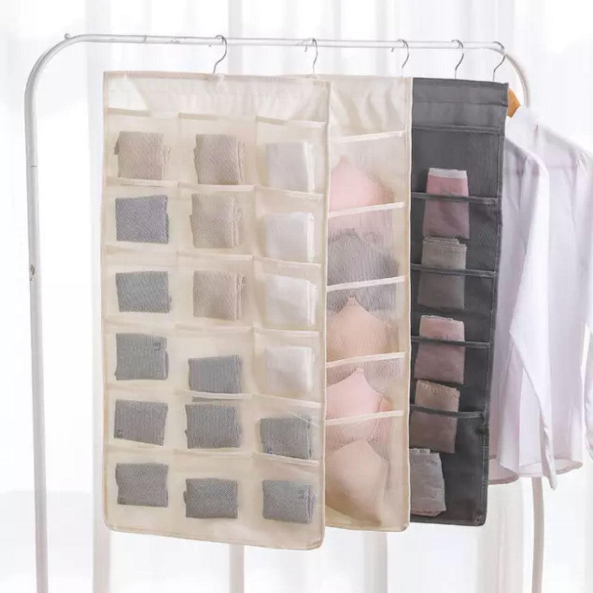 Double Sided Hanging Underwear Storage Bag | StorageOZ