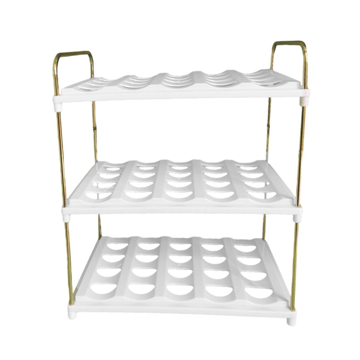 3 Tier Cup and Bottle Storage Rack Organiser | StorageOZ