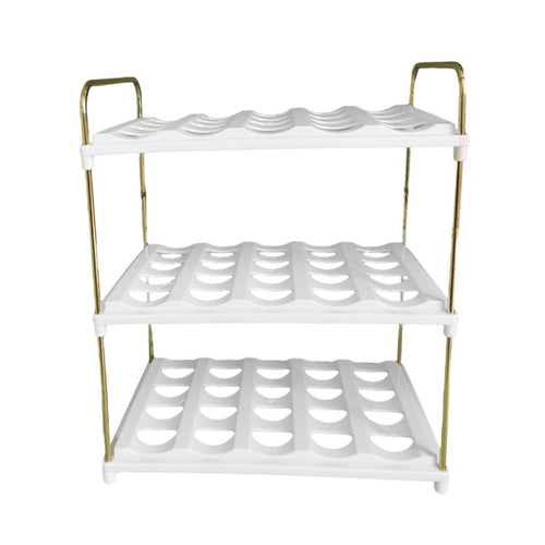 3 Tier Cup and Bottle Storage Rack Organiser | StorageOZ
