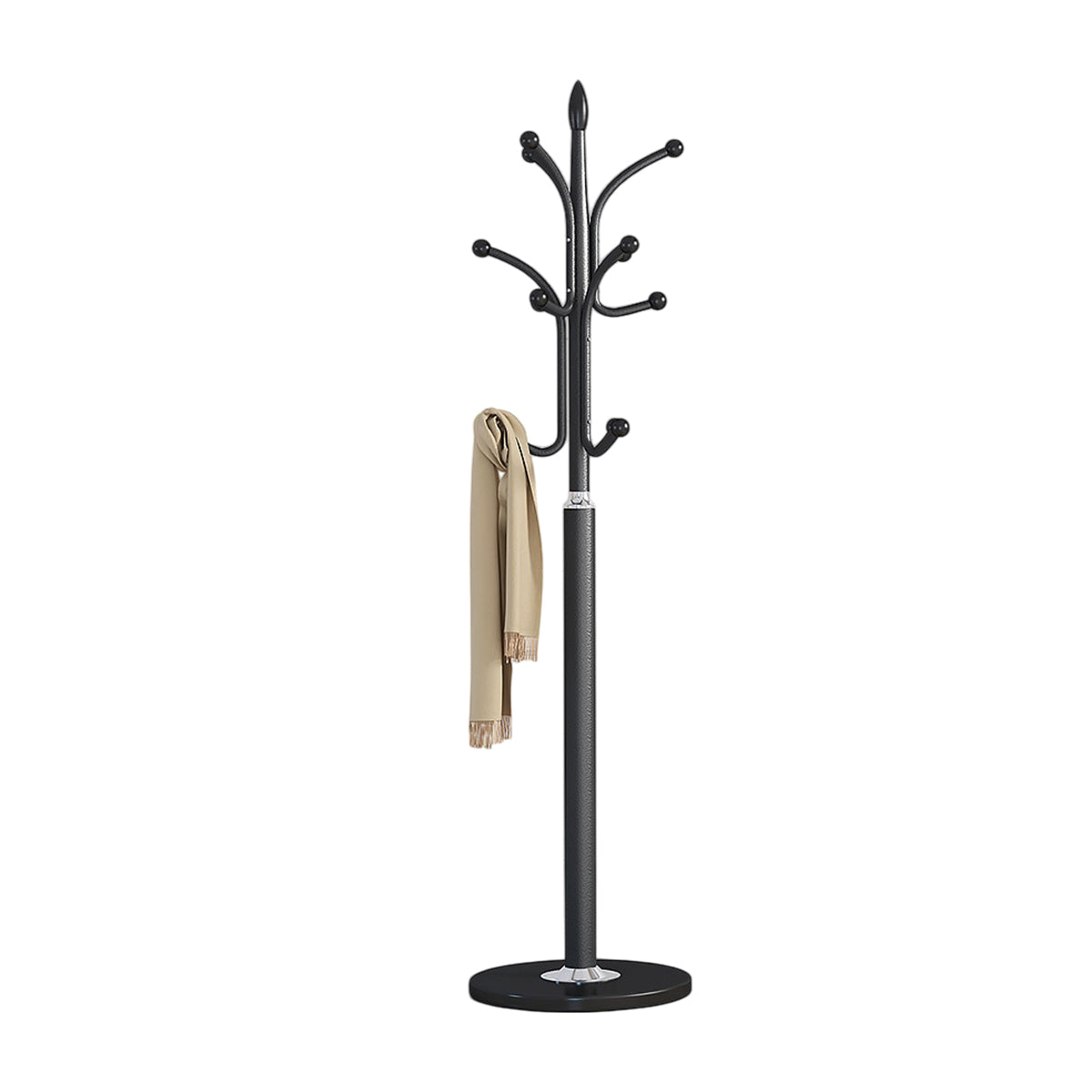 Black Floor Standing Bedroom Coat Rack Set | StorageOZ
