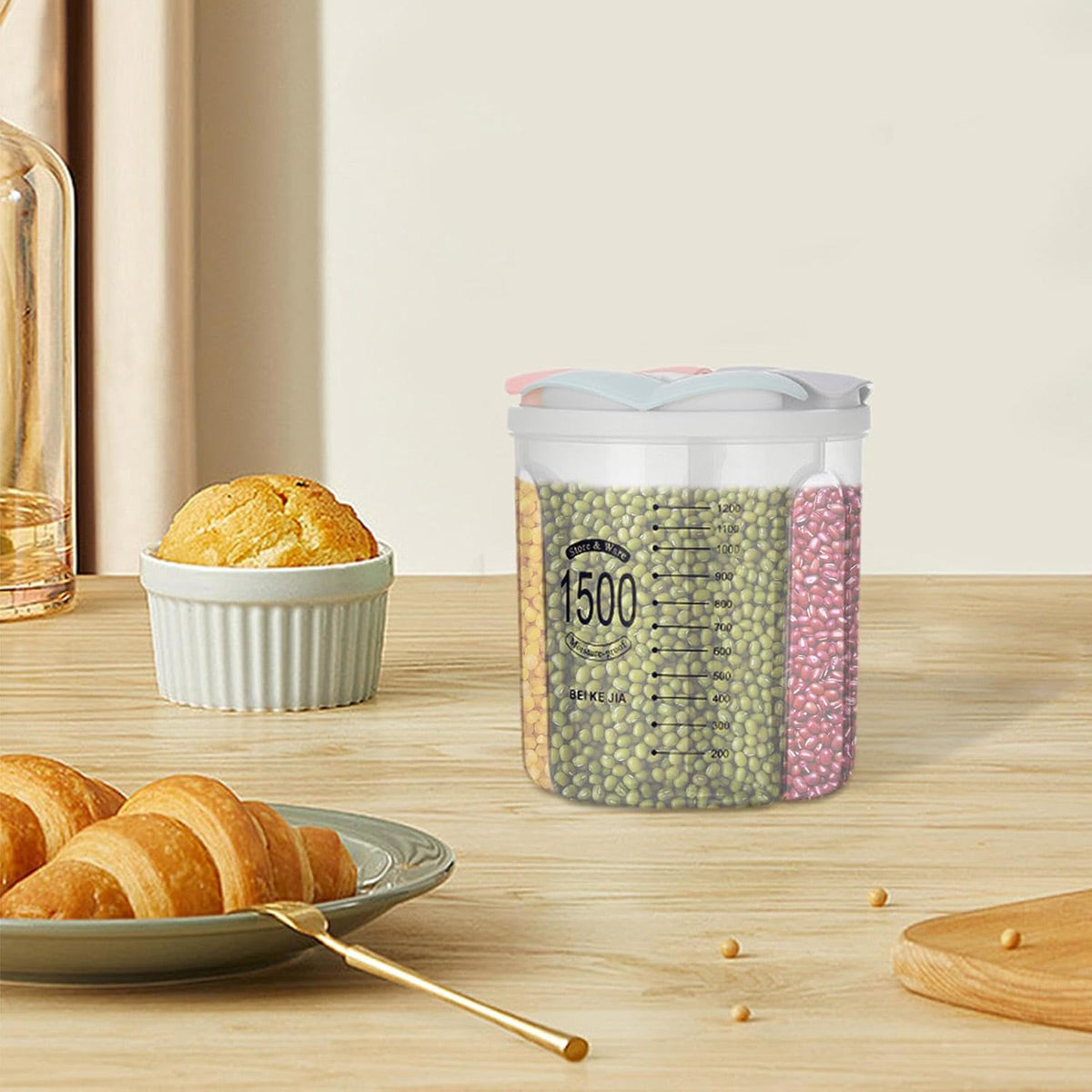 Clear Pantry Container 1.5L or 2.5L Rack | StorageOZ