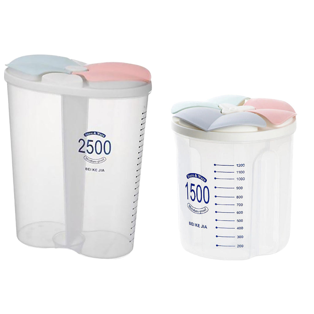 Clear Pantry Container 1.5L or 2.5L Rack | StorageOZ