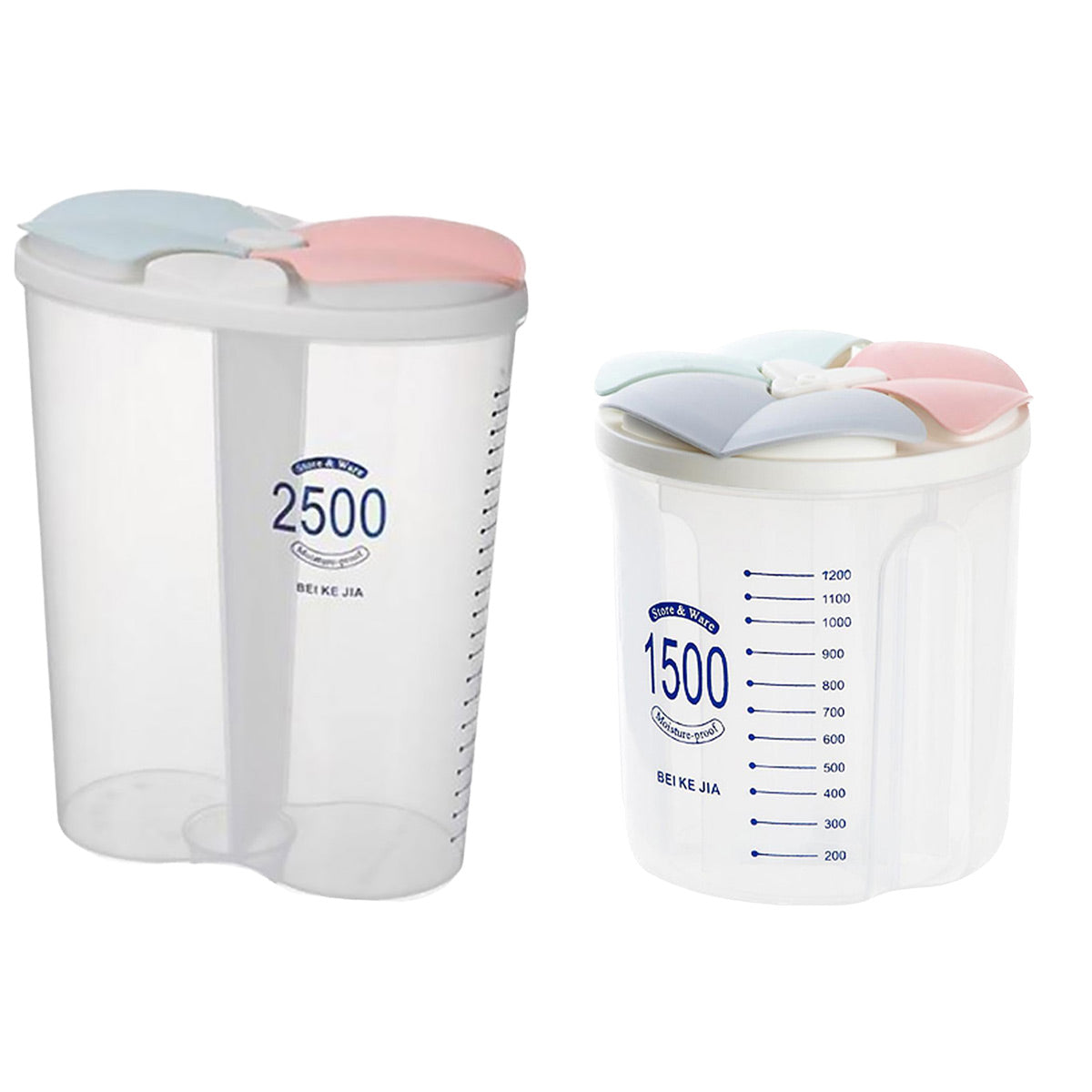 Clear Pantry Container 1.5L or 2.5L Rack | StorageOZ
