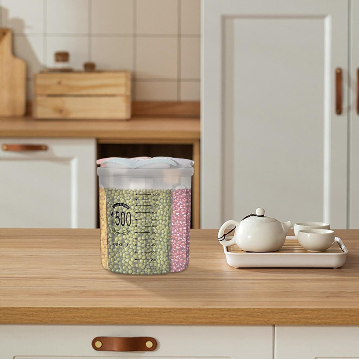 Clear Pantry Container 1.5L or 2.5L Rack | StorageOZ