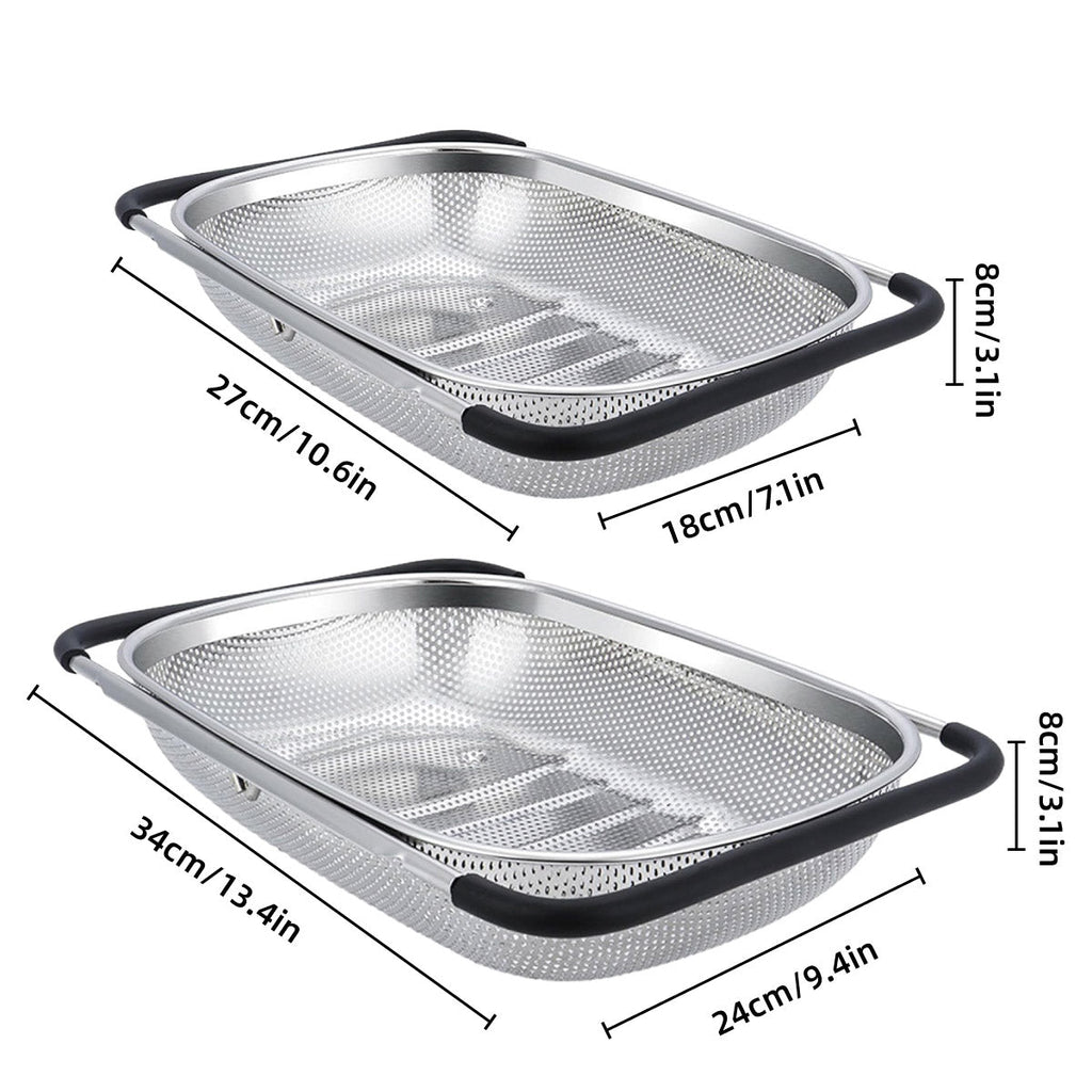 Drain Baskets Two Sizes Kitchen Organiser | StorageOZ