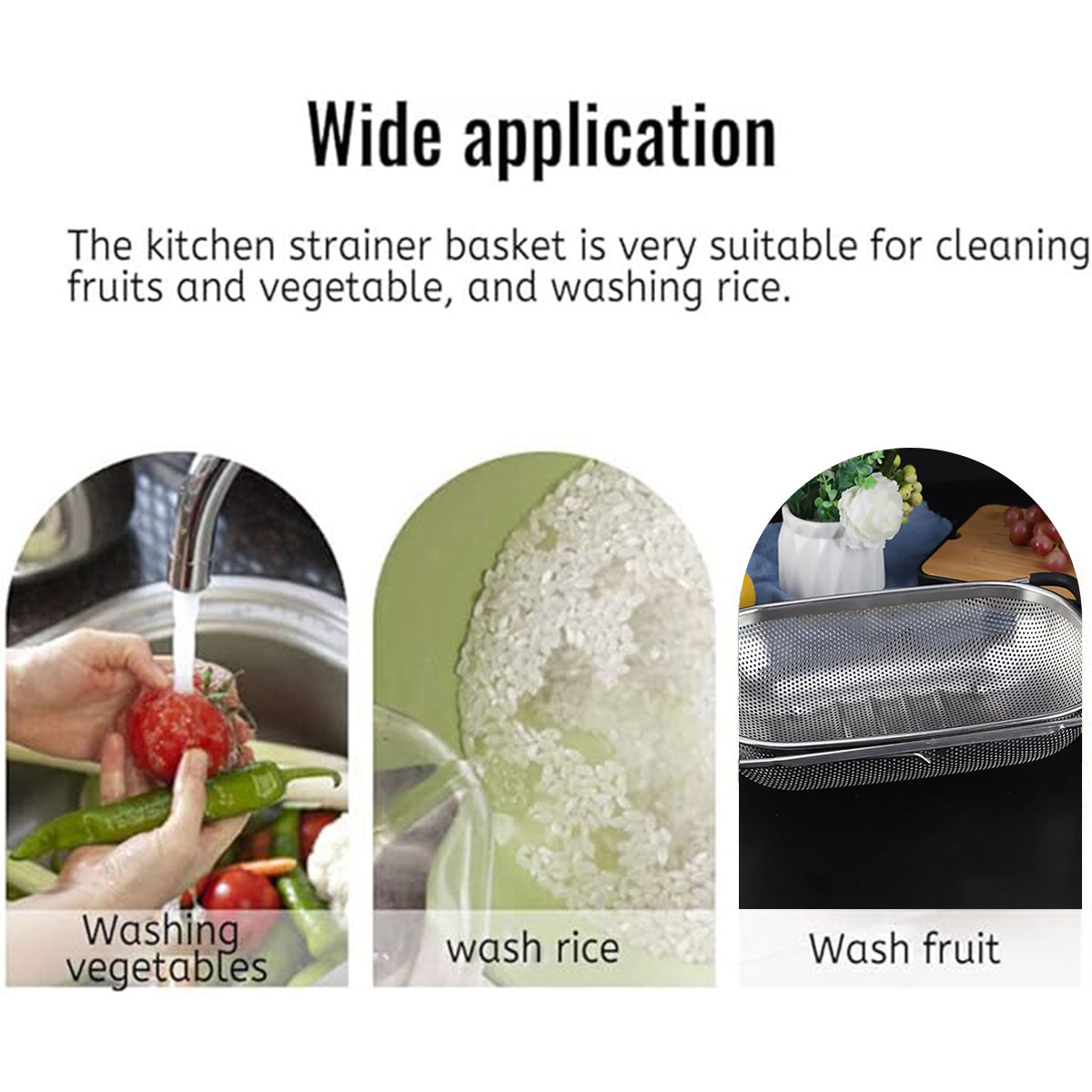 Drain Baskets Two Sizes Kitchen Organiser | StorageOZ