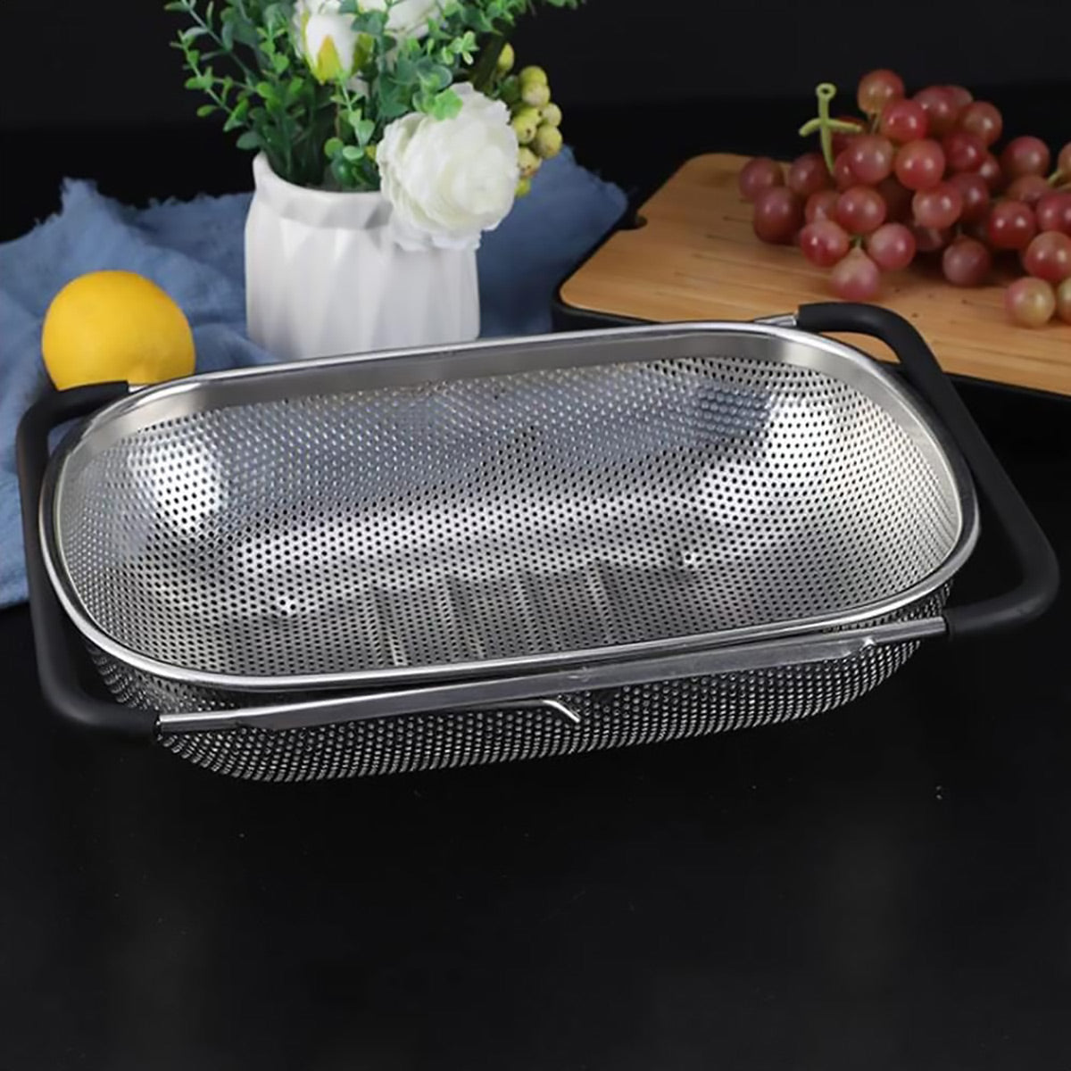 Drain Baskets Two Sizes Kitchen Organiser | StorageOZ
