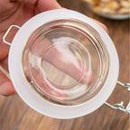 6 Pcs Clip Glass Jars Two Capacities Set | StorageOZ