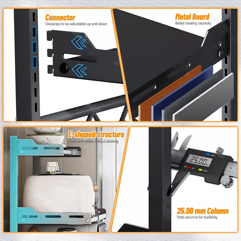 Expandable Steel Appliance Rack Two Heights | StorageOZ