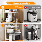 Expandable Steel Appliance Rack Two Heights | StorageOZ
