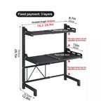 Expandable Steel Appliance Rack Two Heights | StorageOZ