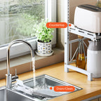 Expandable Steel Appliance Rack Two Heights | StorageOZ